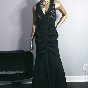 Xscape formal black maxi mermaid dress